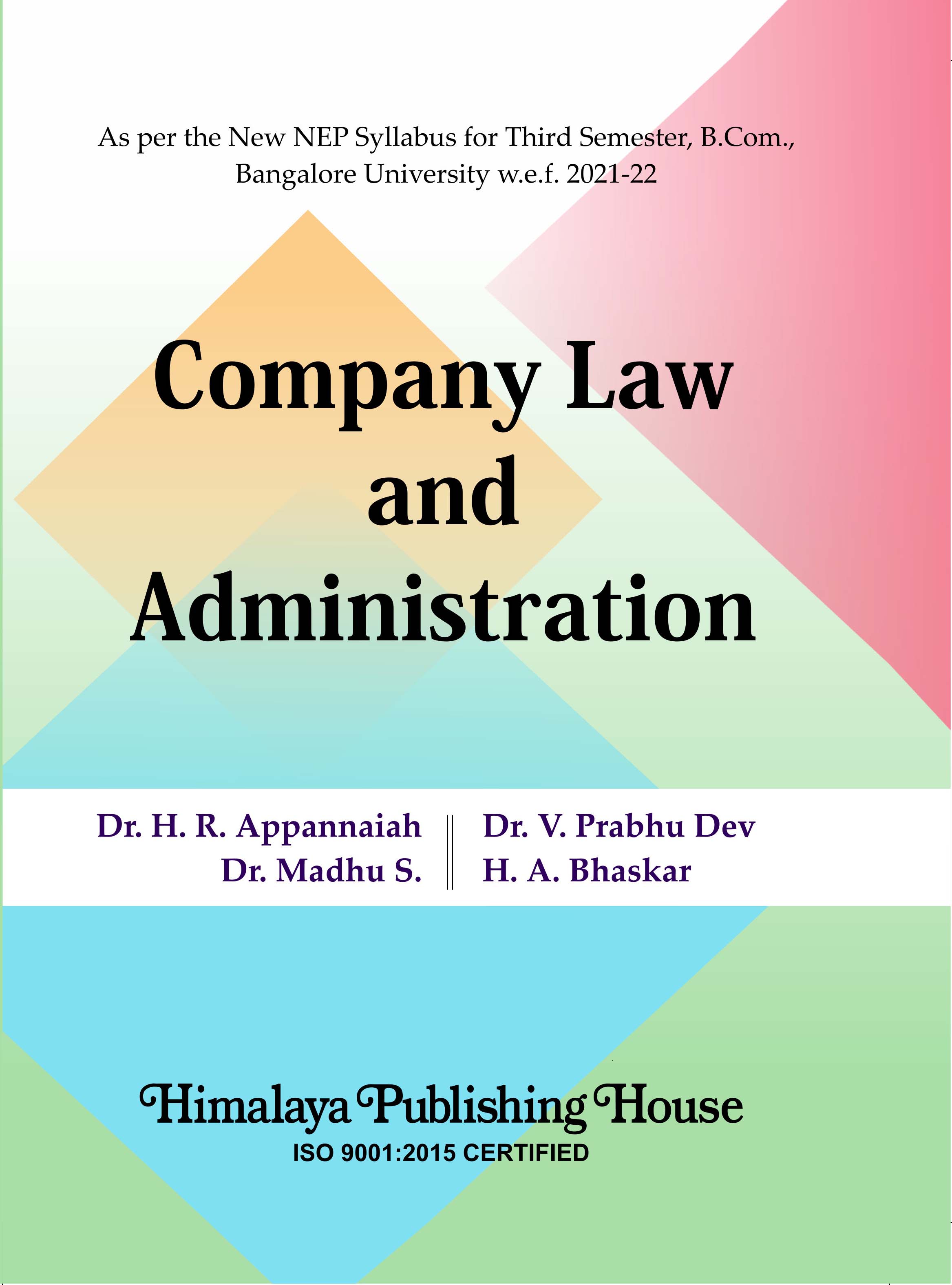 Company Law and Administration