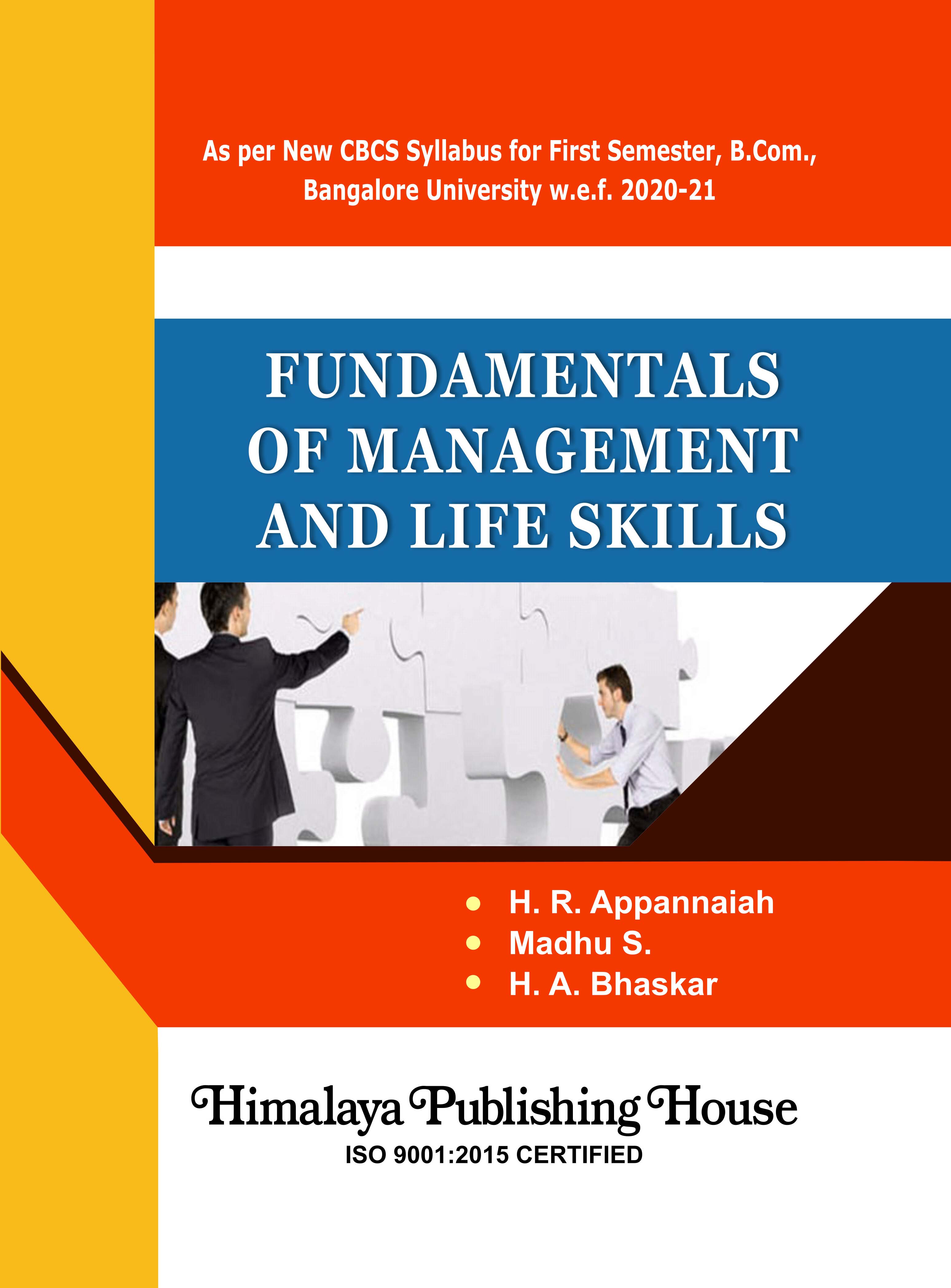 Fundamentals of Management and Life Skills